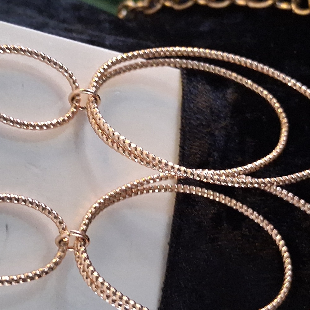 Elegant Gold and Mint Necklace and Gold Earring Set - Picture 8 of 9